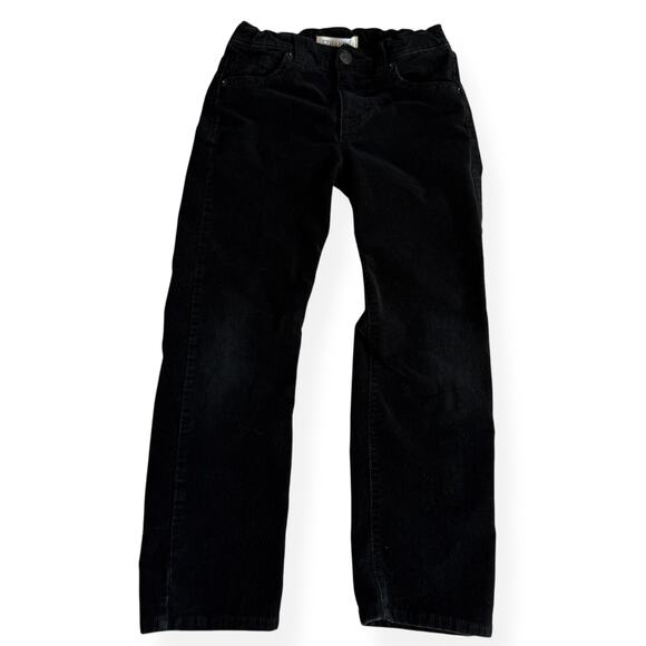Gymboree Other - Gymboree Boys Corduroy Straight Leg Black Cotton Pants 6